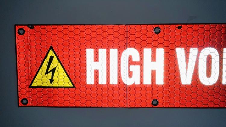PVC Road Safety Custom Printing Reflective Roll Up Banner - 